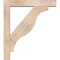Ekena Millwork Funston Block Smooth Bracket w/ Offset Brace, Douglas Fir, 5 1/2"W x 30"D x 34"H BKT0604X30X34FST05SDF - alternate 3